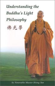 Cover of Understanding the Buddha's Light Philosophy by Hsing Yun