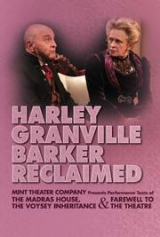 Front cover of Harley Granville Barker Reclaimed by Harley Granville-Barker