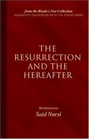 Front cover of The Resurrection and the Hereafter (Humanity's Encounter with the Divine series) by Said Nursî