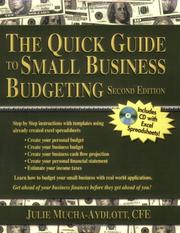 Front cover of The Quick Guide to Small Business Budgeting 2nd Edition by Julie Mucha-aydlott