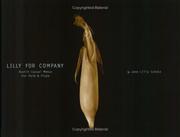 Front cover of Lilly for Company by Jane Lilly Schotz