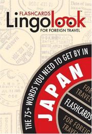 Front cover of Lingolook JAPAN (Lingolook Flashcards for Foreign Travel) by Unknown
