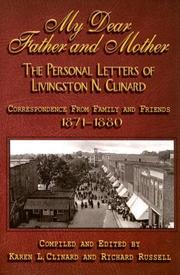 Front cover of My dear father and mother by Livingston N. Clinard