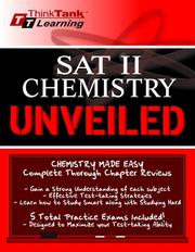 Cover of SAT II Chemistry by Randy Liang