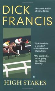 Cover of High stakes by Dick Francis