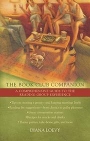 Front cover of The book club companion by Diana Loevy