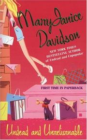 Front cover of Undead and Unreturnable (Queen Betsy, Book 4) by MaryJanice Davidson