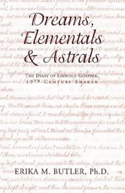 Front cover of Dreams, Elementals & Astrals by Erika M. Butler