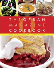 Front cover of O, THE OPRAH MAGAZINE COOKBOOK by Editors Of O Magazine