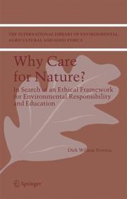 Cover of Why care for Nature? by Dirk Willem Postma
