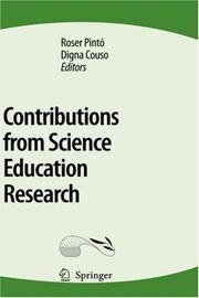 Cover of Contributions from Science Education Research by Roser Pintó