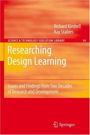 Cover of Researching Design Learning by Richard Kimbell