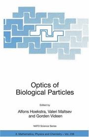 Front cover of Optics of Biological Particles by Alfons Hoekstra