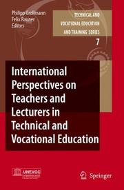Front cover of International Perspectives on Teachers and Lecturers in Technical and Vocational Education by Philipp Grollmann