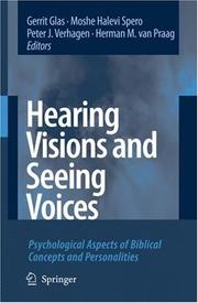 Front cover of Hearing Visions and Seeing Voices by Gerrit Glas