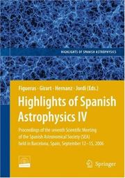 Front cover of Highlights of Spanish Astrophysics IV by Francesca Figueras