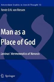 Front cover of Man as a Place of God by Renée D.N. van Riessen