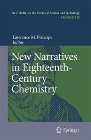Cover of New Narratives in Eighteenth-Century Chemistry by Lawrence Principe