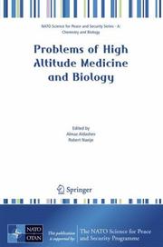 Front cover of Problems of High Altitude Medicine and Biology by Robert Naeije