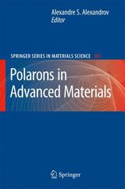Cover of Polarons in Advanced Materials by Alexandre S. Alexandrov