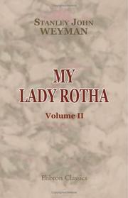 Cover of My Lady Rotha by Stanley John Weymann