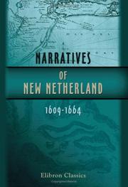 Front cover of Narratives of New Netherland, 1609-1664 by J. Franklin Jameson