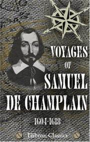 Front cover of Voyages of Samuel de Champlain, 1604-1618 by Samuel de Champlain