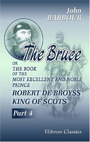 Cover of The Bruce by Barbour, John