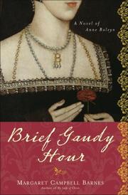 Front cover of Brief gaudy hour by Margaret Campbell