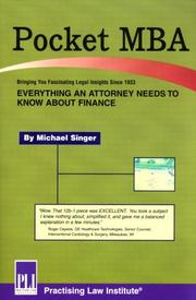 Cover of The Pocket MBA by Michael Singer