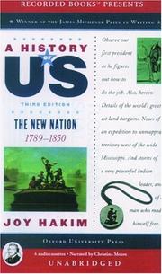 Front cover of A History of US by Joy Hakim