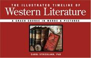 Front cover of The Illustrated Timeline of Western Literature by Carol Strickland