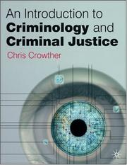Front cover of An introduction to criminology and criminal justice by Chris Crowther