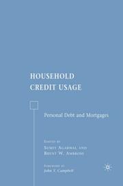 Cover of Household credit usage by Sumit Agarwal