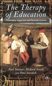Front cover of The therapy of education by Paul Standish