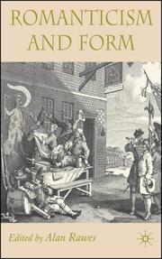 Cover of Romanticism and Form by Alan Rawes