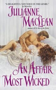 Cover of An affair most wicked by Julianne MacLean