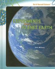 Cover of Experiments About Planet Earth (Do-It-Yourself Science) by Zella Williams