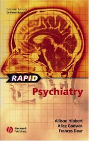 Cover of Rapid psychiatry by Allison Hibbert