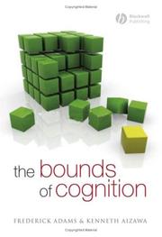 Front cover of The bounds of cognition by Frederick Adams