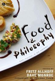 Front cover of Food & philosophy by Fritz Allhoff