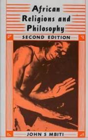 Cover of African religions & philosophy by Mbiti, John S.