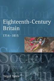 Cover of Eighteenth-century Britain by Yates, Nigel.