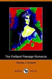 Front cover of The Portland Peerage Romance by Charles J. Archard