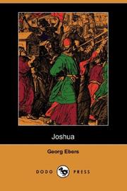 Cover of Joshua by Georg Ebers