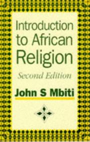 Front cover of Introduction to African religion by Mbiti, John S.