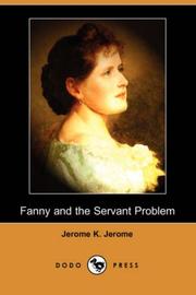 Front cover of Fanny and the Servant Problem by Jerome Klapka Jérôme