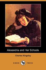 Front cover of Alexandria and Her Schools by Charles Kingsley