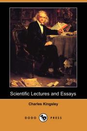 Front cover of Scientific lectures and essays by Charles Kingsley