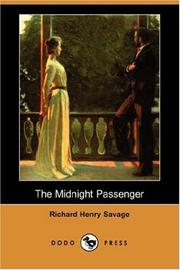 Front cover of The Midnight Passenger by Richard Henry Savage